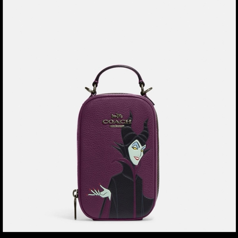 Disney X Coach Maleficent Eva Phone Crossbody Bag